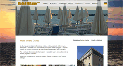 Desktop Screenshot of hotelmilano-grado.info