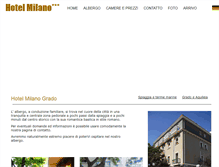 Tablet Screenshot of hotelmilano-grado.info